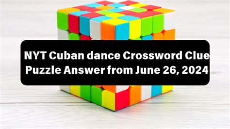 dance of cuban origin crossword|cuban dance crossword puzzle.